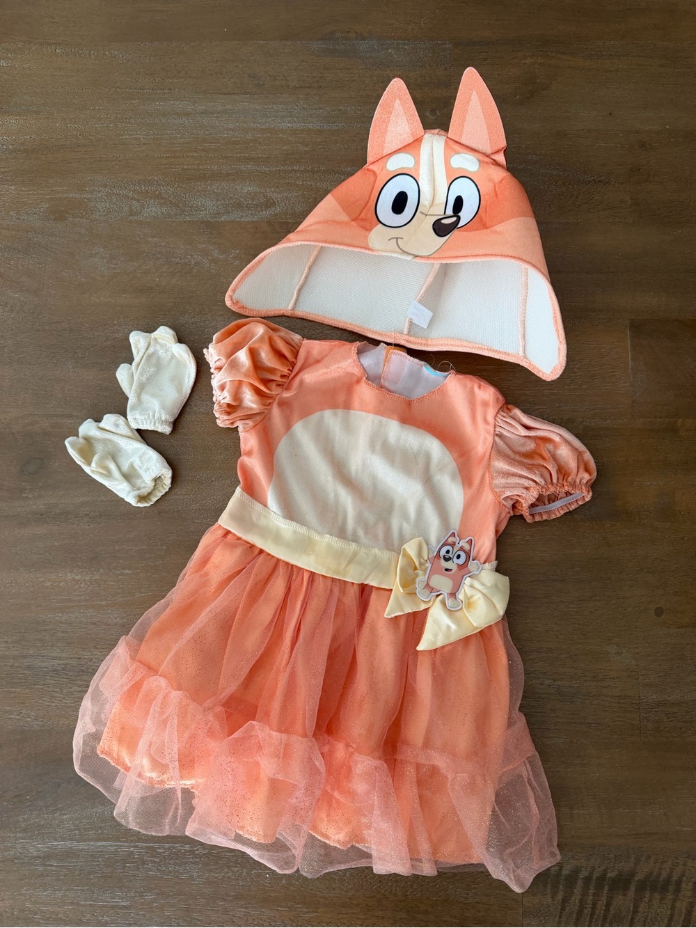 Bingo Costume Dress with Hat and Mittens